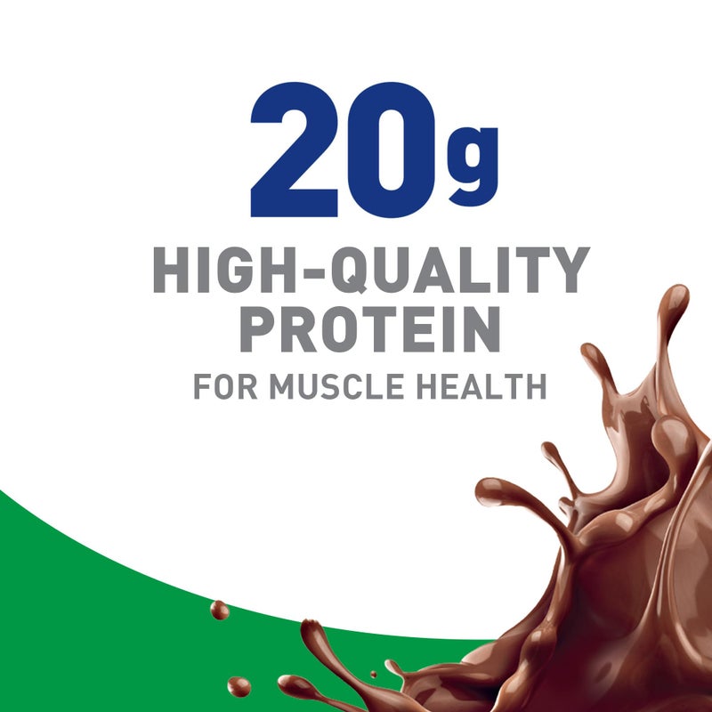 BOOST High Protein with Fiber Ready to Drink Complete Nutritional Drink, Rich Chocolate, 8 fl oz Bottle, 24 Pack - Image 5